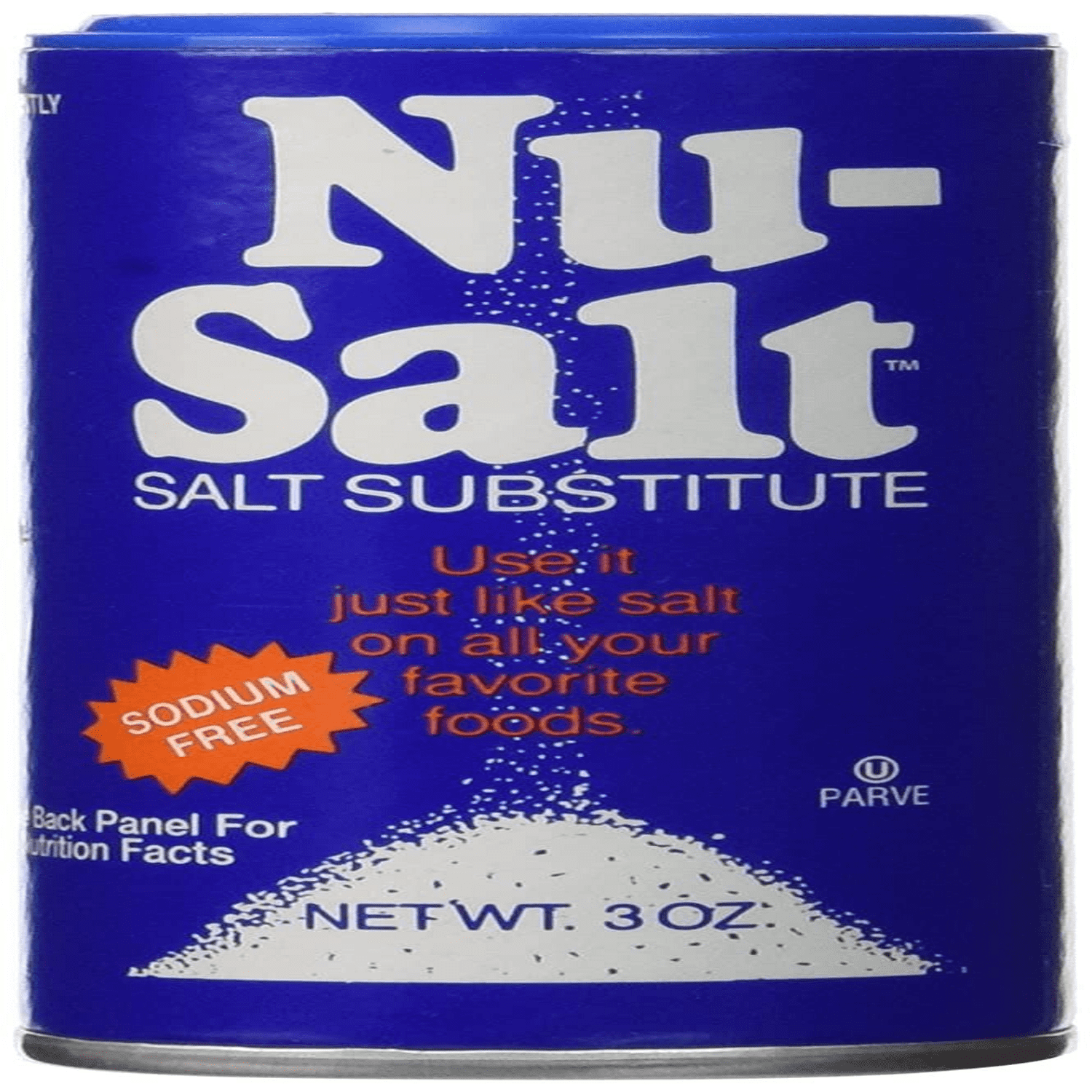 NuSalt Salt Substitute 100 Natural & Convenient Shaker Sodium Free