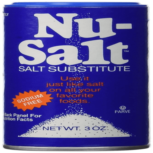 NuSalt Salt Substitute 100 Natural & Convenient Shaker Sodium Free