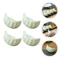 thumbnail image 2 of MasteelfCA 4Pcs Creative Chopstick Rest Adornments Elegant Ceramic Chopsticks Racks (White), 2 of 6