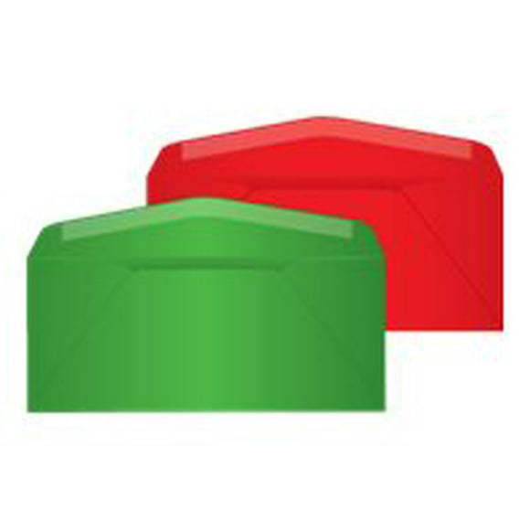 Quality Park Colored Envelope, Traditional, #10, Red, 25 per Pack (11134) (QUA11134)