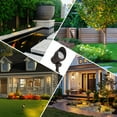 thumbnail image 6 of 12-Pack 3CCT Low Voltage LED Landscape Spotlights, 2700K/3000K/4000K Selectable, 3W 12-24V Outdoor Pathway Lights  CRI90+, Aluminum Housing Landscape Lights for Garden Yard, ETL Listed, Bronze Finish, 6 of 7
