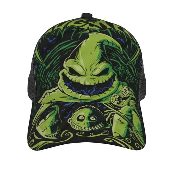 Oogie-Boogie Baseball Cap Trucker Hat Mesh Ball Curved Brim Snapback Hat Adjustable Classic Men Women Hat