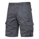 thumbnail image 1 of pstuiky Pantalones cortos de gimnasio para hombre, Pantalones cortos de trabajo de verano para hombre, de color liso, con múltiples bolsillos y cintura elástica con botones., 1 of 4