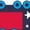NAVY, variant on - Americana - Red, White, & Blue Construction Trucks - Toddler & Youth Long Sleeve Graphic T-Shirt