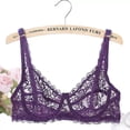 thumbnail image 2 of LYEAA Lace Bras for Women Underwire Push Up Bras Supportive Lightweight Breathable Soft Comfortable Everyday Bra Purple 38, 2 of 5