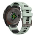 thumbnail image 1 of For Garmin Fenix 7 / 7 Pro / 6 / 6 Pro Replacement Band QuickFit 22mm Dual-Color Silicone Watc, 1 of 5