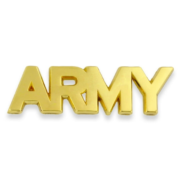 PinMart's Officially Licensed U.S. Army Gold Letters Pin