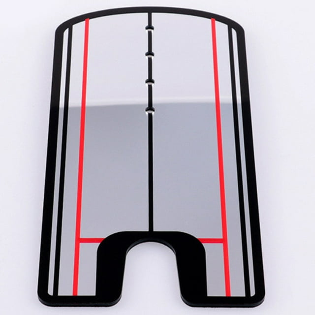 maskred Putting Alignment Mirror Trainer - Easy And Effective Putting Aid Practice Putting Trainer 310*150*5MM 1Set
