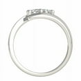 thumbnail image 2 of 14k White Gold Round Two Stone Common Prong Diamond Ring 1/2 cttw SZ 8, 2 of 4