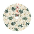 thumbnail image 5 of Christmas Tree Skirt, Palm tree_AC Soft Plush Christmas Tree Decorations Indoor, Tree Skirts Mat for New Year Halloween Holiday Christmas Party Decor 48", 5 of 6