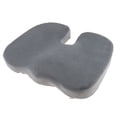 thumbnail image 3 of Gel para El Coxis Macarena Cojín de asiento Espuma Viscoelástica Y Mejorada gris, 3 of 8