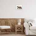 thumbnail image 3 of Stupell Industries Woodland Pattern Bear Animals & Insects Painting Gray Framed Art Print Wall Art, 14 x 11, 3 of 10