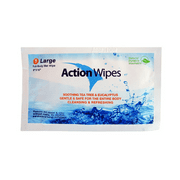 Action Wipes Single 1-Pack Full Body Cleaner Wet Wipe Sweat Cleanser Sports Gym