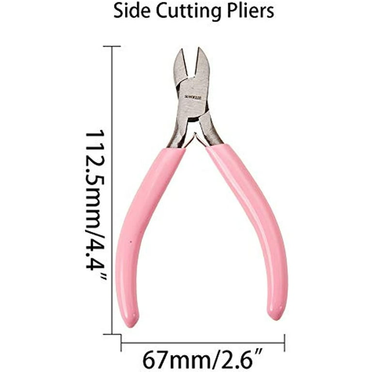 4.4 Inch Side Cutting Pliers Flush Cutter Pliers Wire Cutter Precision  Beading Pliers Jewelry Wire Looping Bending Tools for DIY Jewelry Making  Hobby Projects 