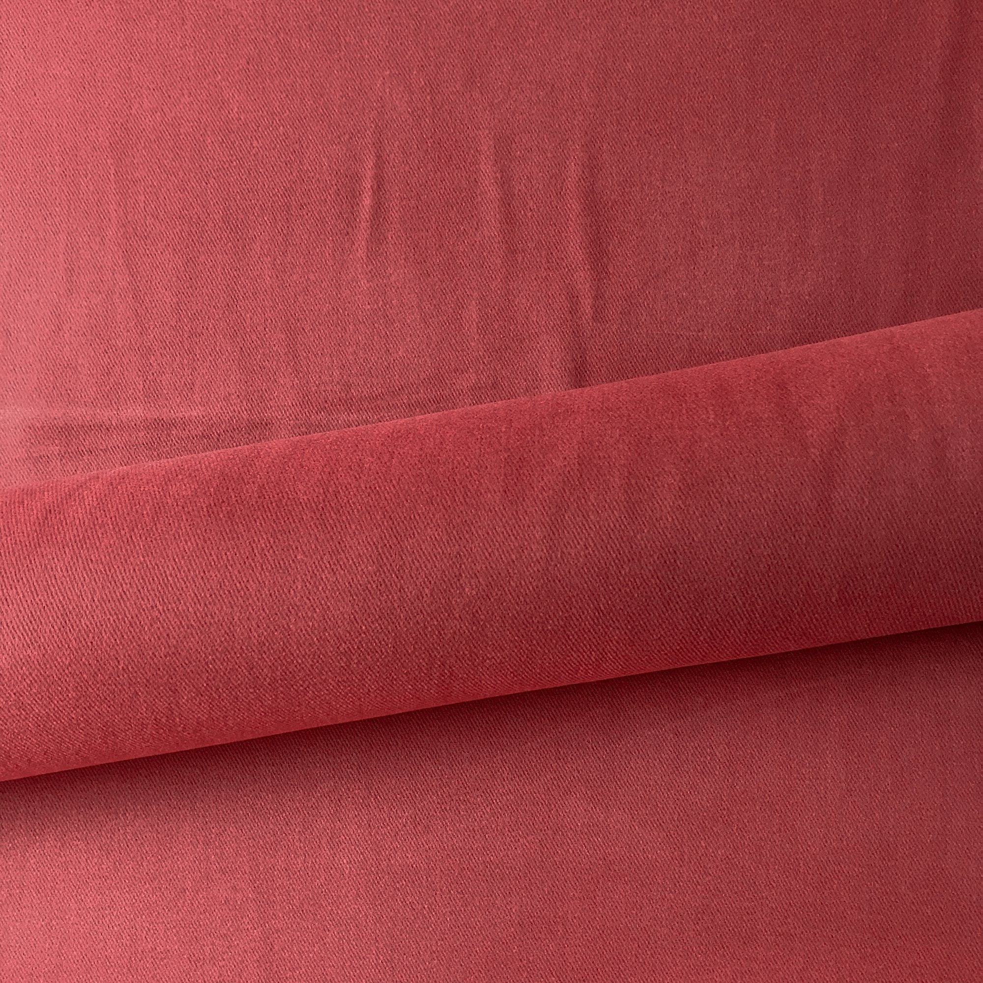 Ariston Red 100% Cotton Solid Upholstery Fabric 54' by the Yard