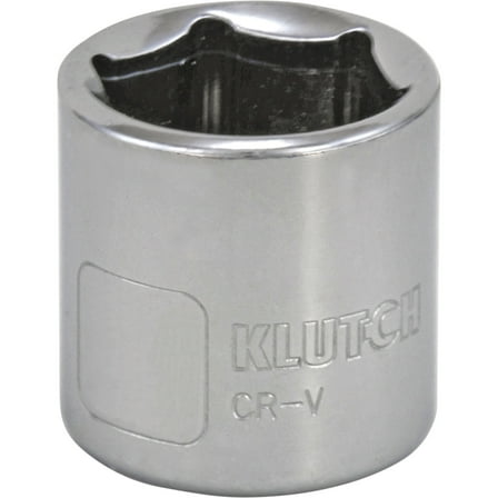 Klutch Socket, Metric, 20mm, 3/8in.-Drive, 6-Pt.