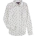 thumbnail image 1 of Gloria Vanderbilt Womens Amanda Button Up Shirt, White, X-Small, 1 of 2