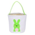 thumbnail image 2 of Flash Deals Gift Animal Holiday Rabbit Cute Candy Canvas Printed Carry Basket Bag Bunny Home Decor, 2 of 4