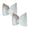 C 2Pack, variant on 2Pcs Black and White Striped Bow Pillow Sofa Decor Cushions,Decorative Reversible Pillow Cushion for Bed Couch Office 9.8"X7.1" Happy 2026!