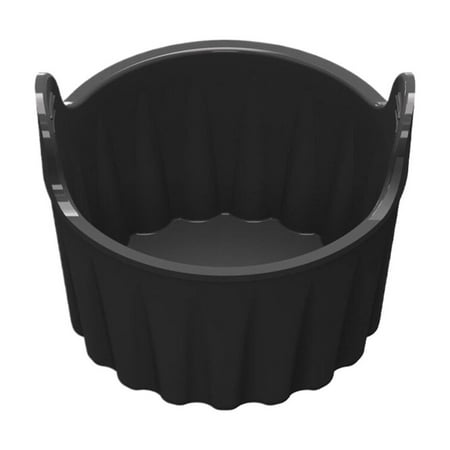 

LIJCC 4Pc Non-Stick Heat-Resistant Silicone Egg Batter Baking Cups Fryer Egg Poacher Food Grade Silicone Poached Egg Cups Easy Release Round Ramekins for Fryer Tray Non Stick Heat