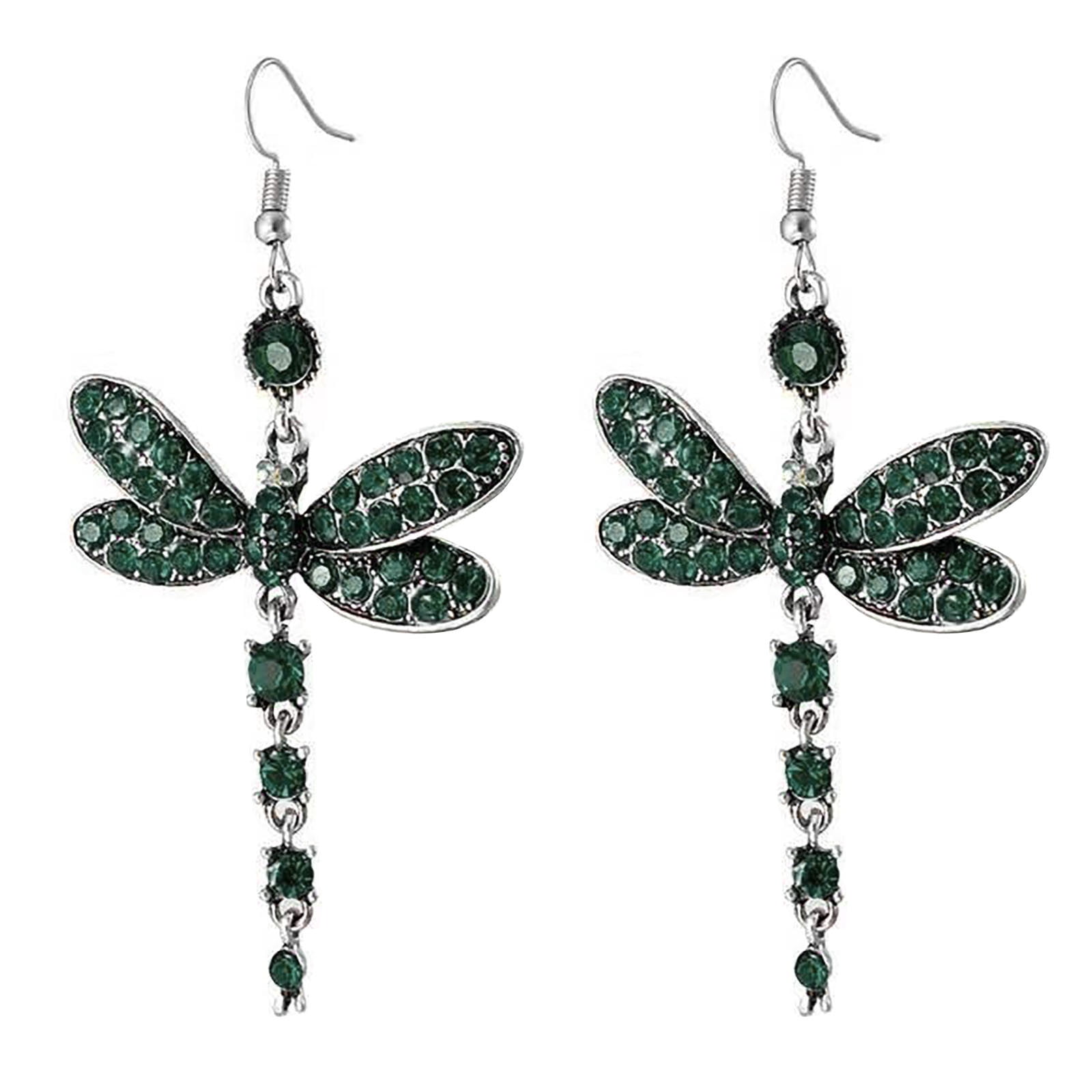 Women Creative Multi-Tassel Earrings Dangly Dragonfly Fahsion Earrings Beautiful