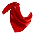 thumbnail image 1 of Qarigey Bufanda de satén – Pañuelo cuadrado elegante Pañuelos llamativos de moda Bufanda cuadrada Opción de regalo Accesorios de disfraces rojo, 1 of 6