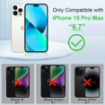 thumbnail image 2 of Funda tipo cartera KeziHome compatible con iPhone 15 Pro Max, 2 of 7