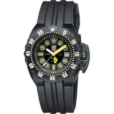 LUMINOX Sea Deep Dive Automatic 1500 Series, Black Strap, Round Black Dial, Men's Watch A.1526