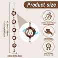 thumbnail image 3 of Rain Chain Circular Wind Chime Rain Chain for Gutter Decorative Rainwater Collection Chain with Bell, 3 of 5