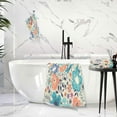 thumbnail image 6 of Dreamtimes Colorful Flowers Birds Bath Towels Set 1 Bath Towel 1 Washcloth Extra Absorbent 100% Cotton Towels, Super Soft Bathroom Towels for Home, Hotel, 6 of 7