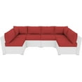 thumbnail image 5 of MRUAKA Outdoor Cushions for Patio Furniture Replacement, Patio Furniture Cushions, Deep Seat Patio Cushions, Patio Seat Cushions for Outdoor Sectional (Red), 5 of 8