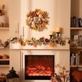 thumbnail image 4 of Orejas de cordero Valery Madelyn, guirnalda de otoño, con luces, 6 pies, 4 of 6