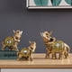 thumbnail image 5 of Lucky Elephant M）, Estatua de Elefante Lucky Akozon Feng Shui Estatua de Elefante Verde Escultura Estatuilla de Riqueza Regalo Decoración del hogar (M), 5 of 5