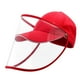 thumbnail image 4 of Gorro antipolvo, protección solar transpirable para la cara rojo, 4 of 9