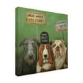 thumbnail image 2 of Trademark Fine Art 'Dogs On Strike' Canvas Art by Leah Saulnier, 2 of 3