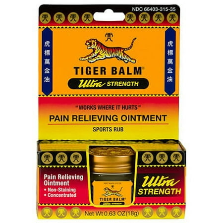 .63 OZ Tiger Balm Ultra Strength Ointment Topical Pain Relieving Analg, Each