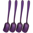 thumbnail image 1 of Stainless Steel Ice Cream Scoop Bar Cocktail Milkshake Mixing Spoons. 4pcs Long YIJIA, 1 of 5