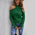 thumbnail image 3 of Sudadera con estampado de Navidad Gibobby para mujer Cuello en V cruzado XL, 3 of 5