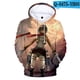 thumbnail image 2 of Cosplay SK 8 Infinity disfraz con capucha 3D estampado traje chaqueta Sudadera con capucha pulóver Halloween niños pulóver Jersey TopsGris B120 Deng Xun unisex, 2 of 2
