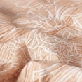 thumbnail image 5 of Chezmoi Collection Katrina 6-Piece Floral Comforter Set Full Size, Coral/White, Soft Jacquard Textured Lightweight Bedding for All Season, 5 of 9