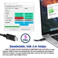 thumbnail image 4 of CY 5Gbps USB-C Type-C Host to Micro USB3.0 Screw Mount Straight Cable for Industrial Camera Storage, 4 of 8