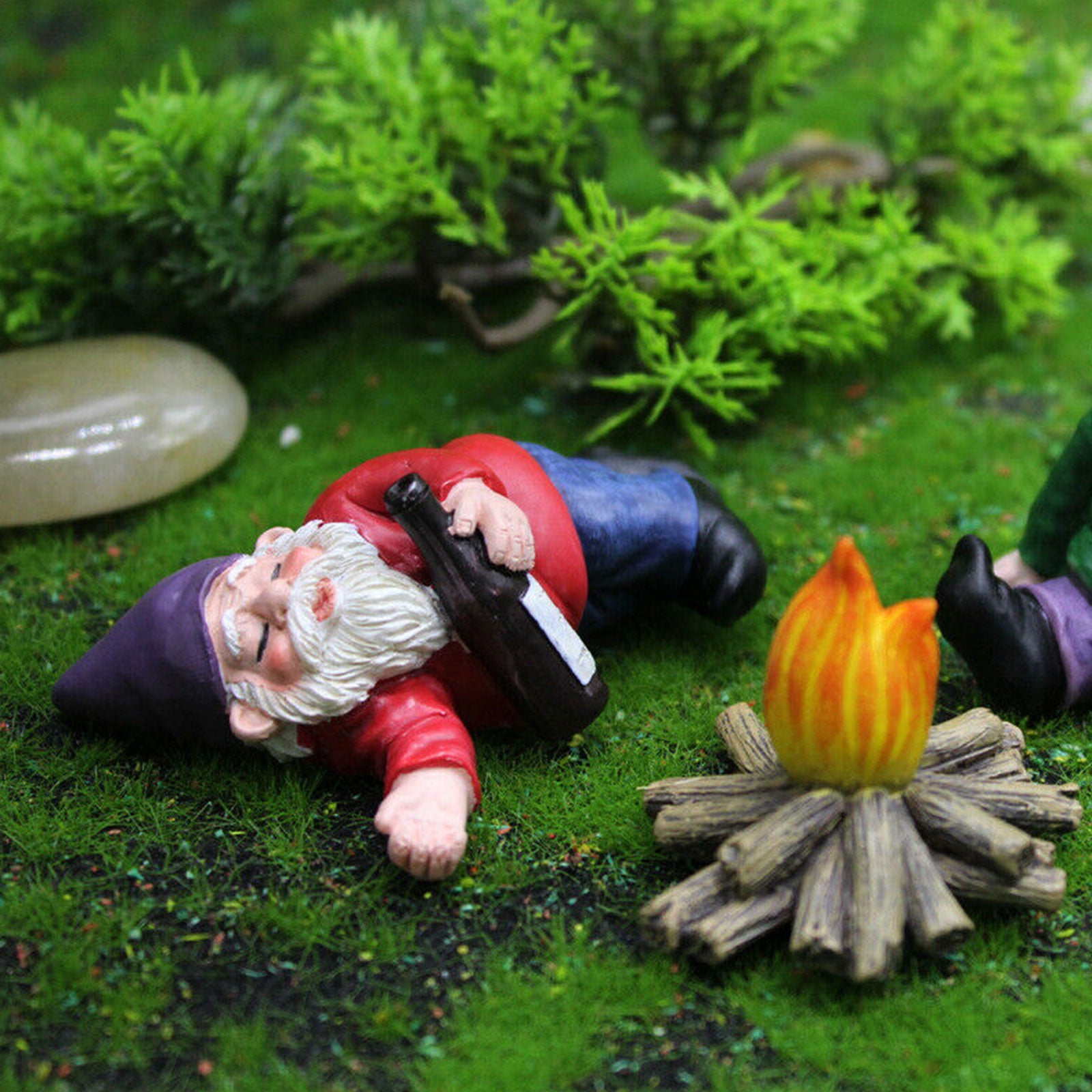 Mini Funny Resin Gnome Set, Fairy Garden Accessories - 4pack Drunk Gnome Kit  for Outdoor Decor or Home Decoration - Walmart.com