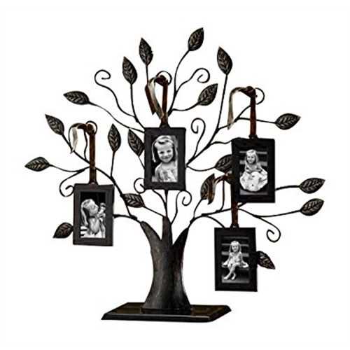 MEDIUM FAMILY TREE PICTURE FRAME MEDIUM FAMILY TREE WITH FOUR PICTURE