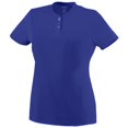 thumbnail image 2 of Girls Wicking 2Button Softball Jersey by Augusta Sportswear Style Number 1213, Purple, S, 2 of 2