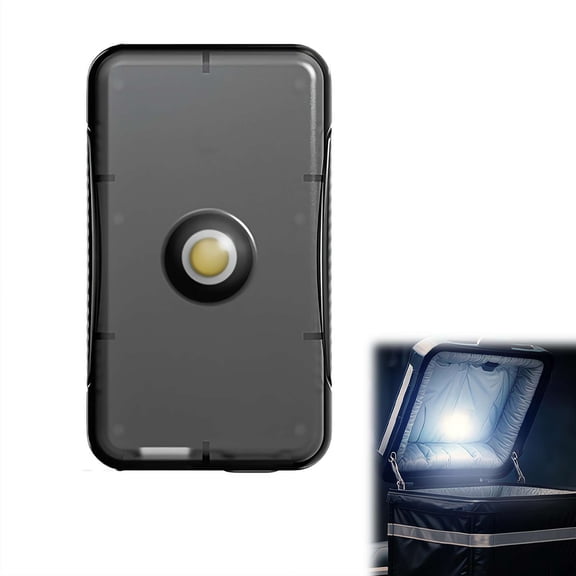 Auto Sensing Box Light, Rechargeable Magnetic Induction LED Lamp for Motorcycle Trunk Car Armrest Console, Hands-Free Sensor Light for Fishing Camping Storage Box