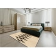 thumbnail image 5 of Ahgly Company Machine Washable Indoor Round Transitional Copper Brown Area Rugs, 3' Round, 5 of 7