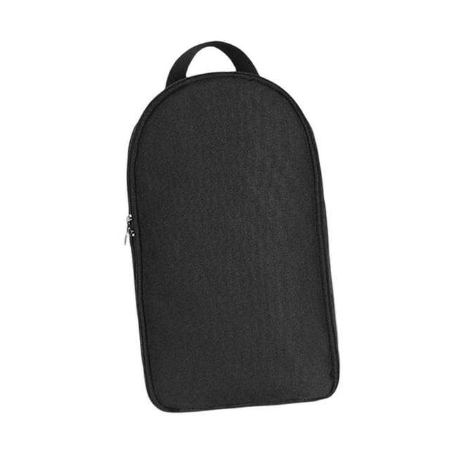 Bolsa para utensilios de camping, bolsa para transportar vajilla, organizador de utensilios de cocina, bolsa de viaje Sin patrón negro