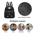 thumbnail image 2 of I IHAYNER Mochila de cuero linda con lazo para niñas Mini mochila para mujer, 2 of 5