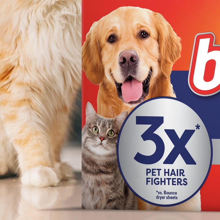 Bounce Mega Dryer Sheets, Pet Hair & Lint Guard, 90 Count photo 6