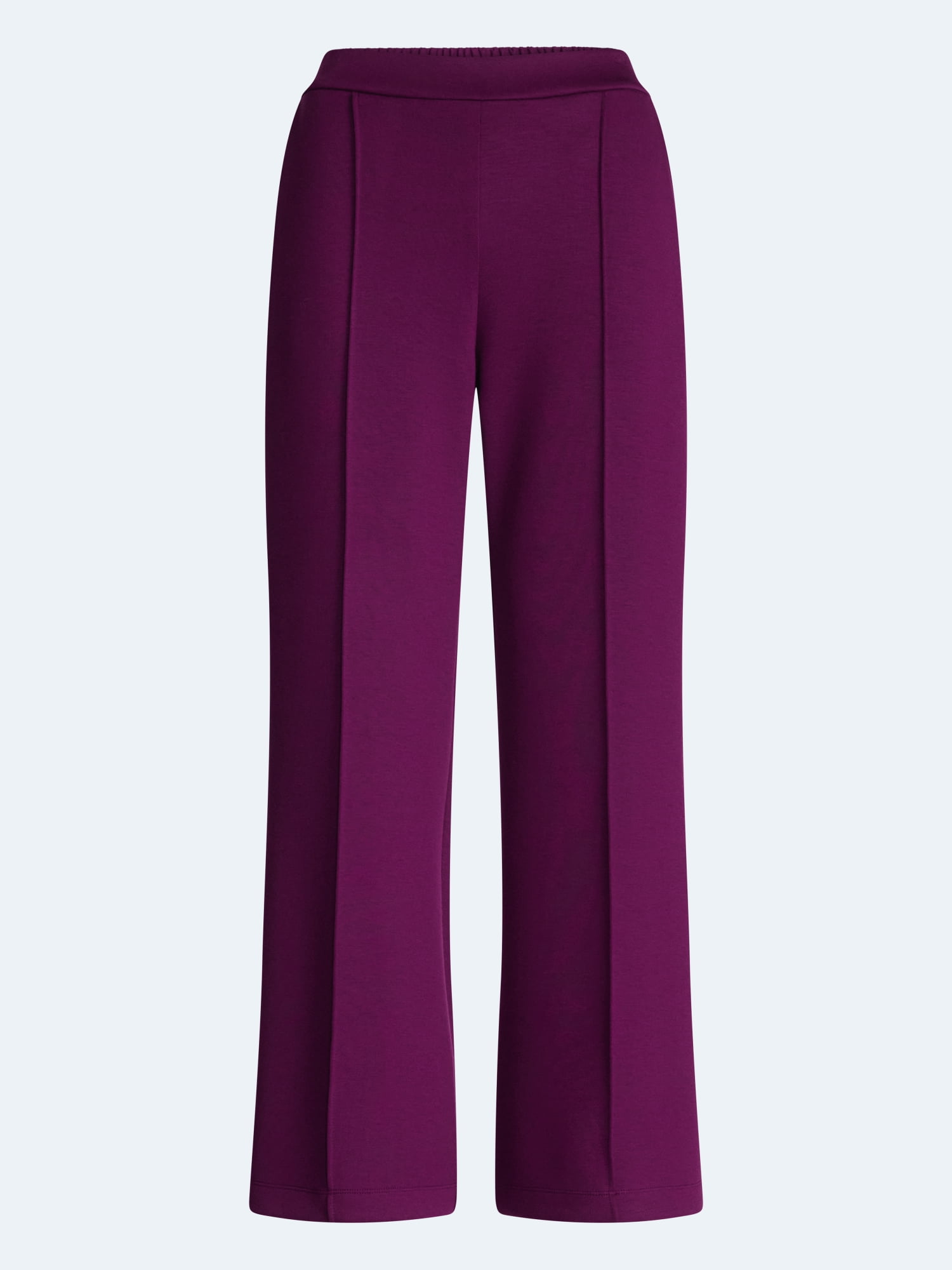 Scoop Women’s and Women’s Plus New Scubaknit Seamed Sweatpants, Regular and Short Lengths, Sizes XS-4X